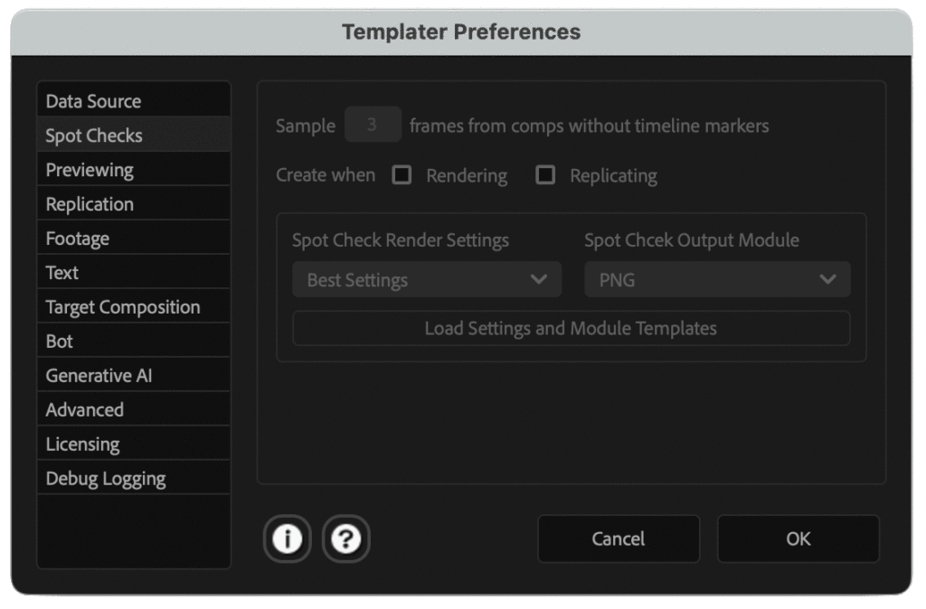 generate spot checks