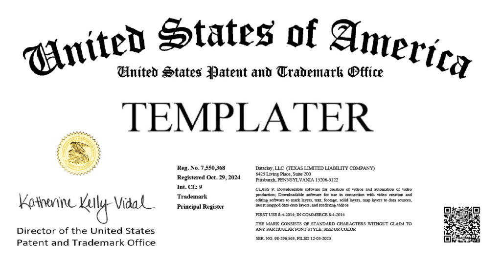 trademark certificate