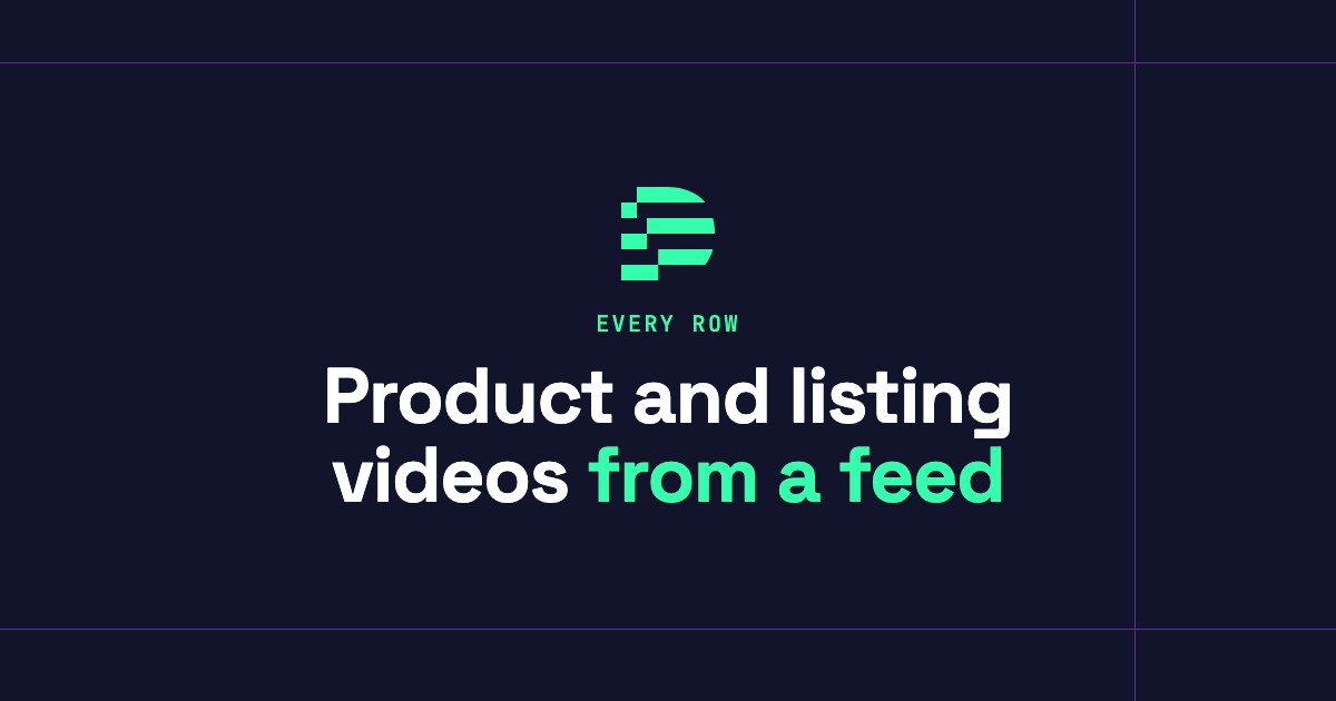 How to make product or listing videos from a data feed in After Effects
