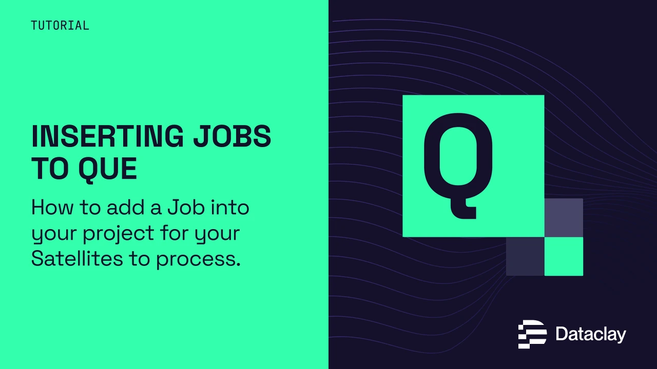 QUE 101: Inserting A Job To QUE